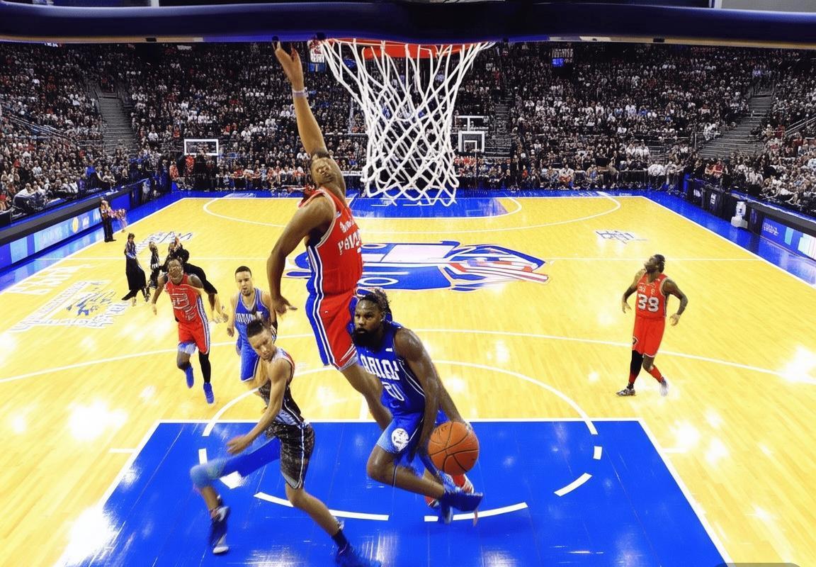 费城76人对奥兰多魔术：恩比德率队对决，精彩瞬间回顾